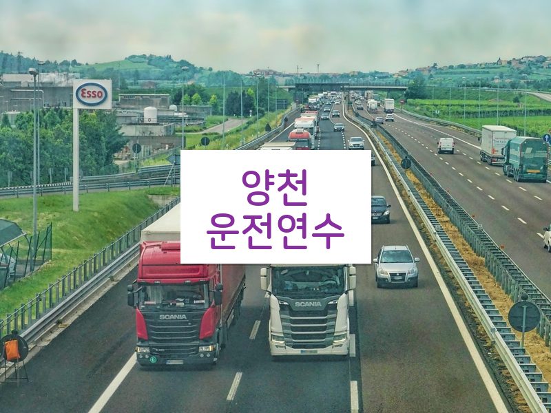 양천운전연수 후기