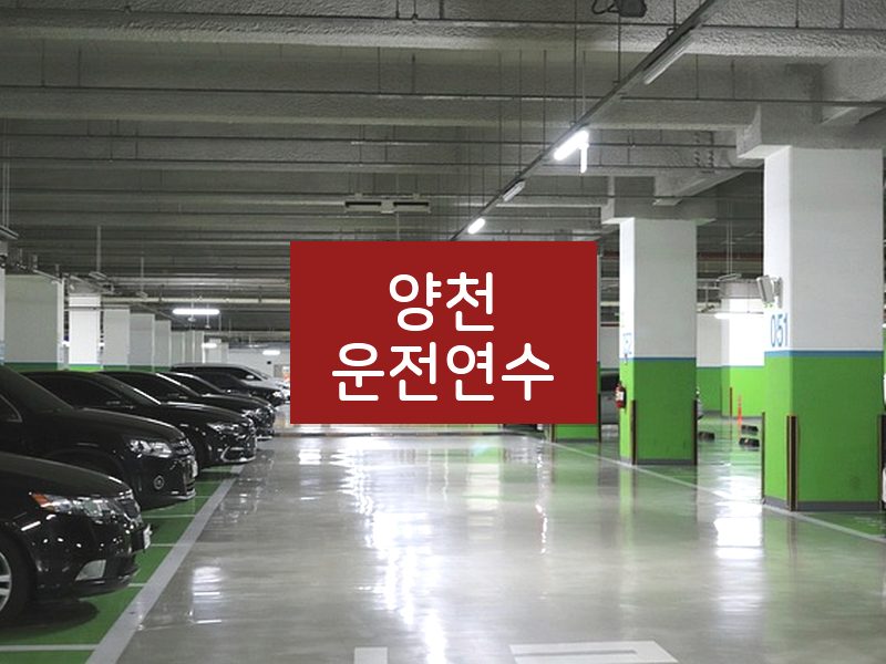 양천운전연수 후기
