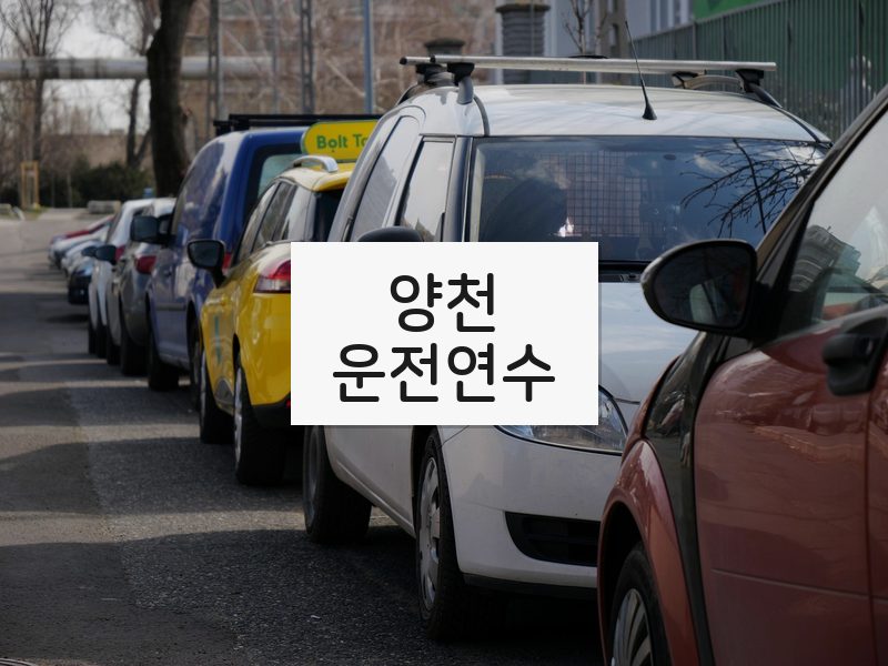 양천운전연수 후기