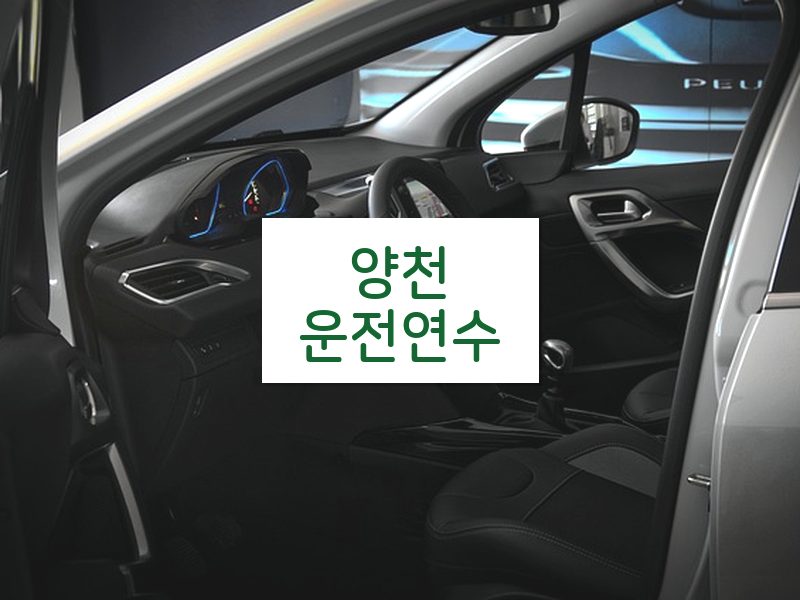 양천운전연수 후기