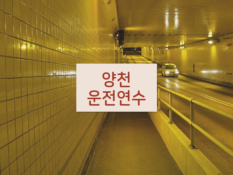 양천운전연수 후기