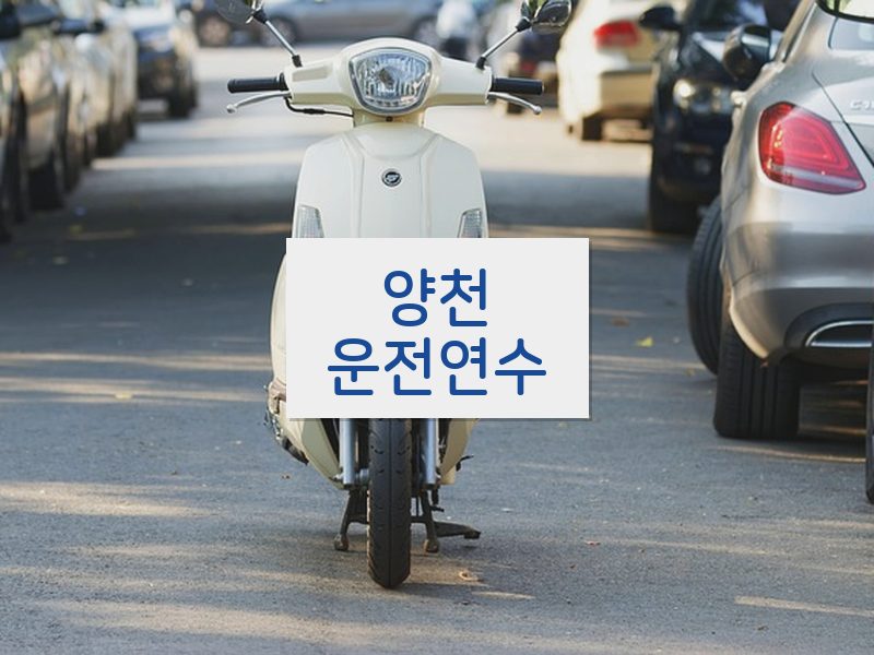 양천운전연수 후기