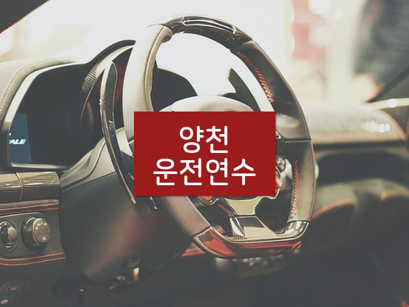 양천운전연수 후기