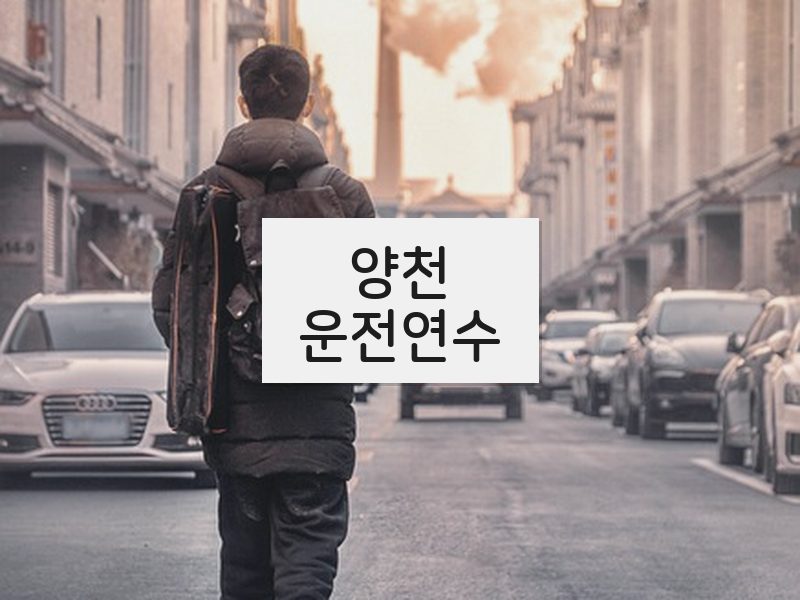 양천운전연수 후기