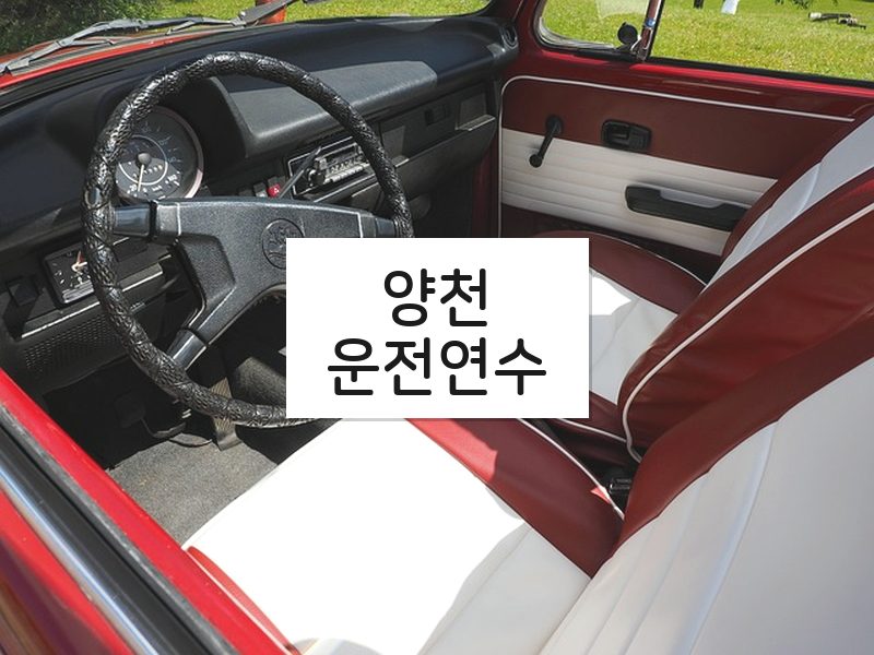 양천운전연수 후기
