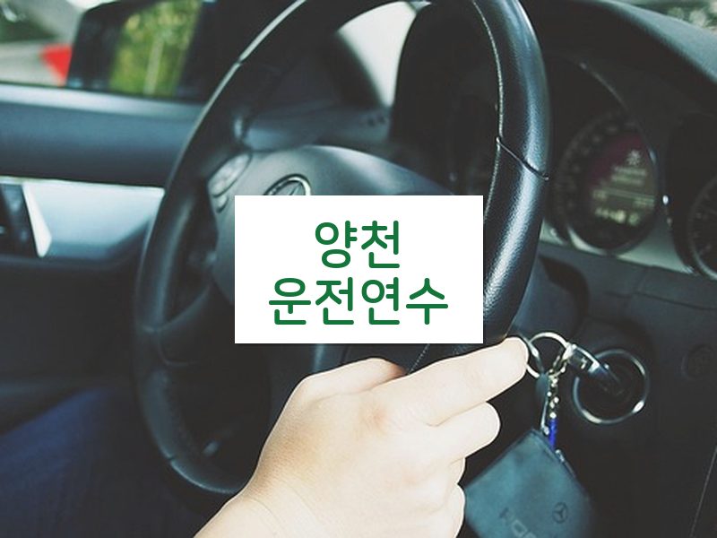 양천운전연수 후기