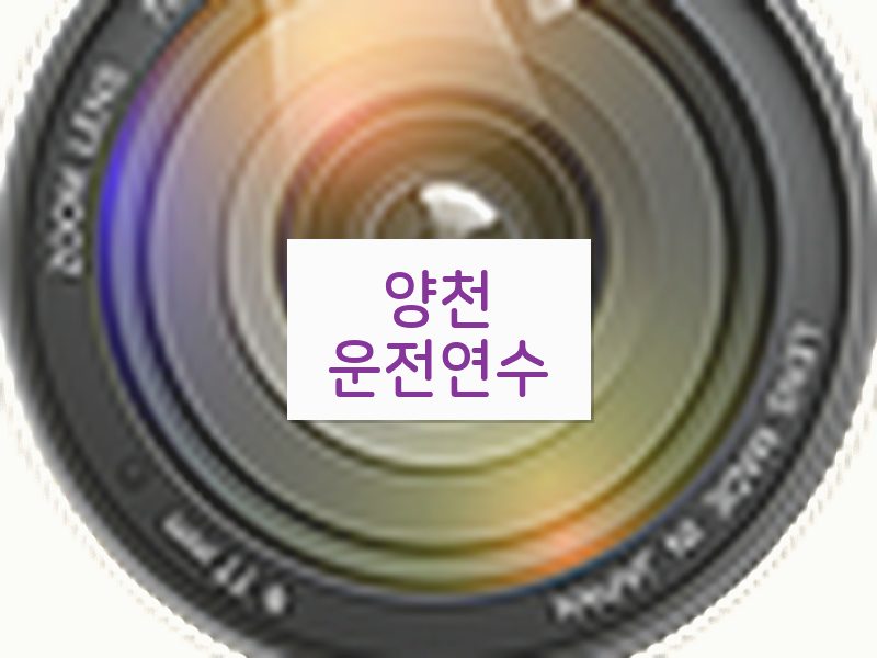 양천운전연수 후기