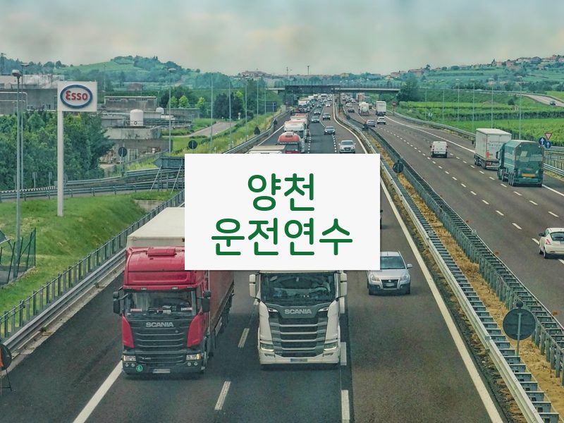 양천운전연수 후기