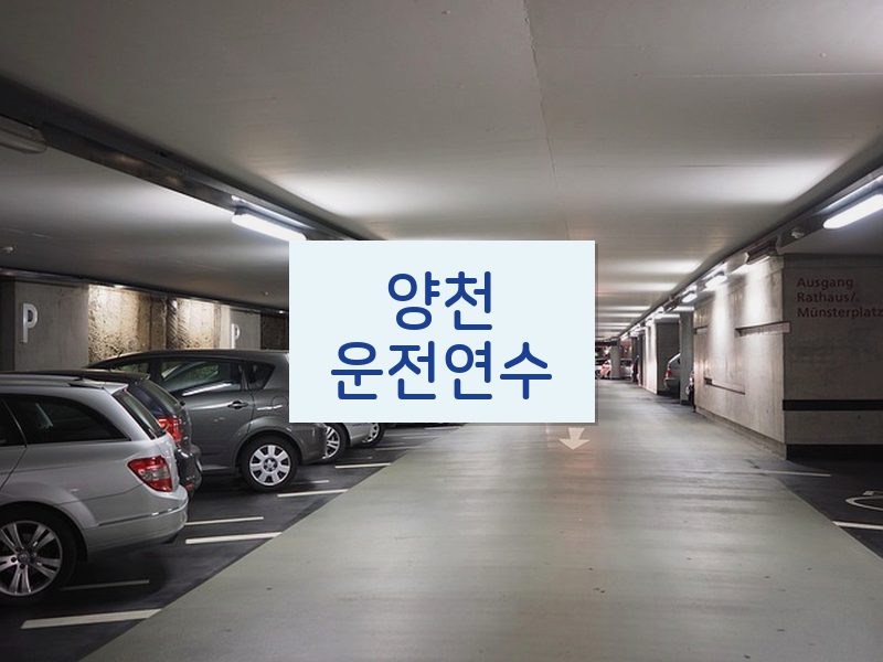양천운전연수 후기