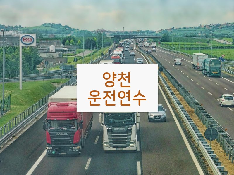 양천운전연수 후기