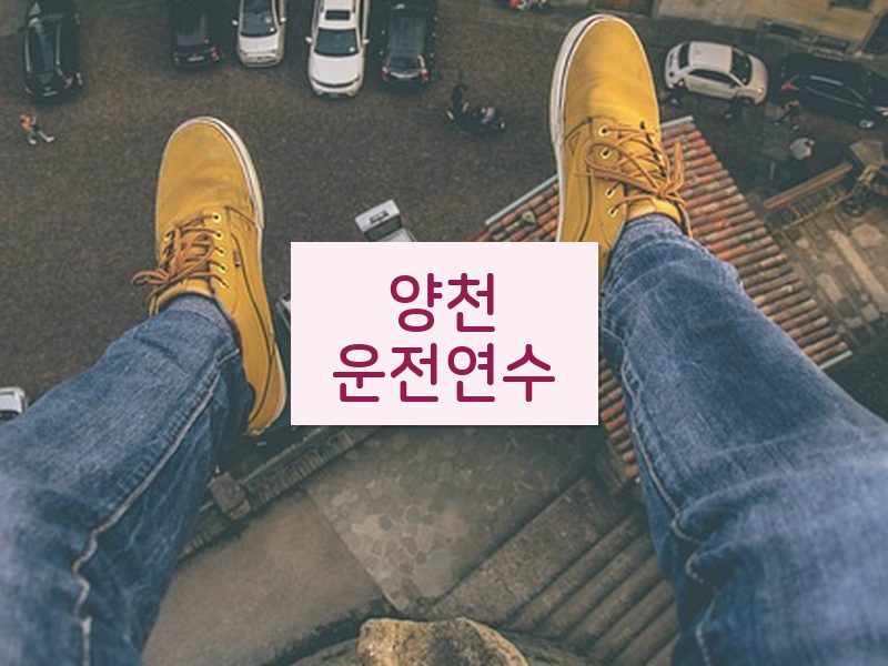 양천운전연수 후기