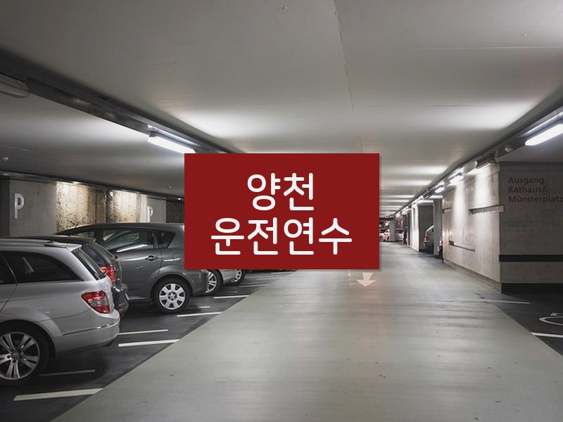양천운전연수 후기