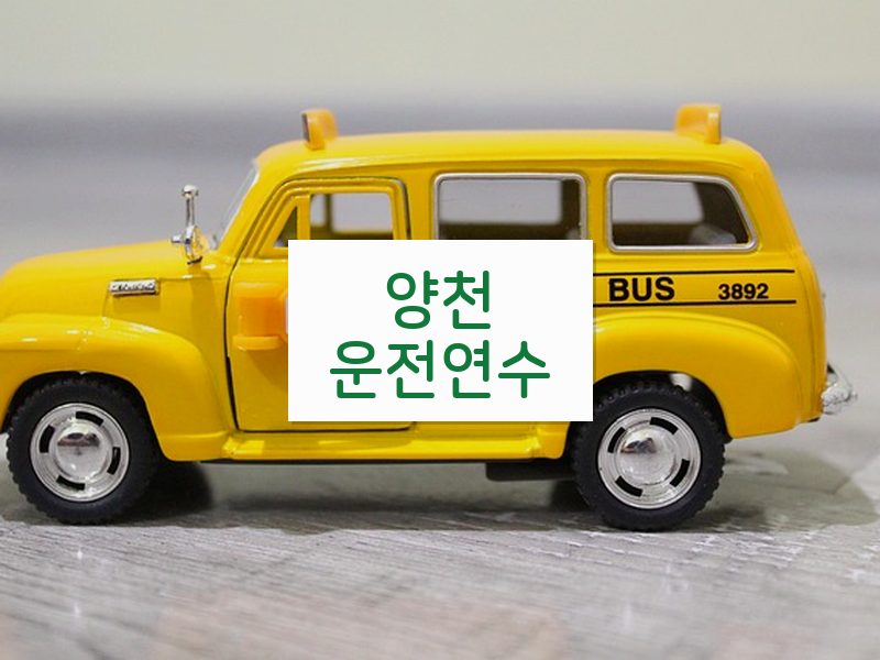 양천운전연수 후기