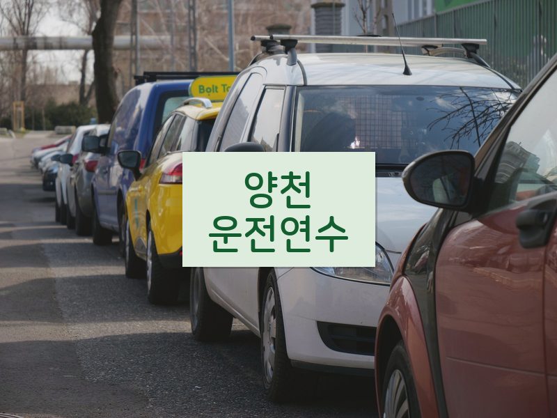 양천운전연수 후기