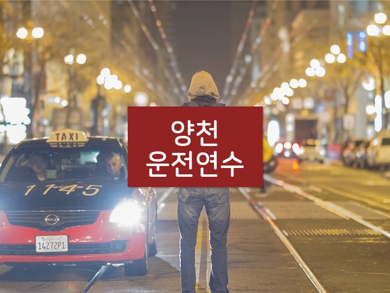 양천운전연수 후기