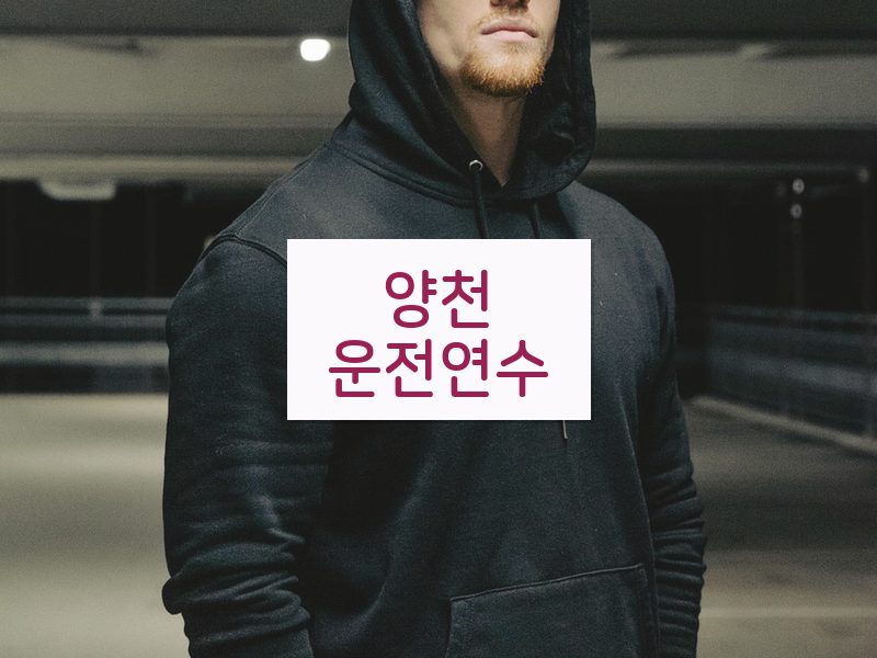 양천운전연수 후기