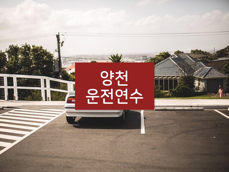 양천운전연수 후기
