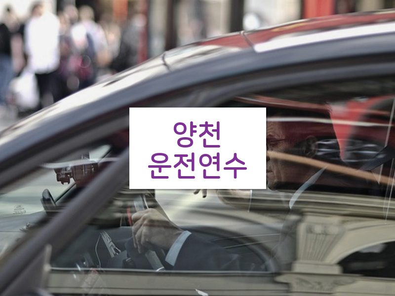 양천운전연수 후기