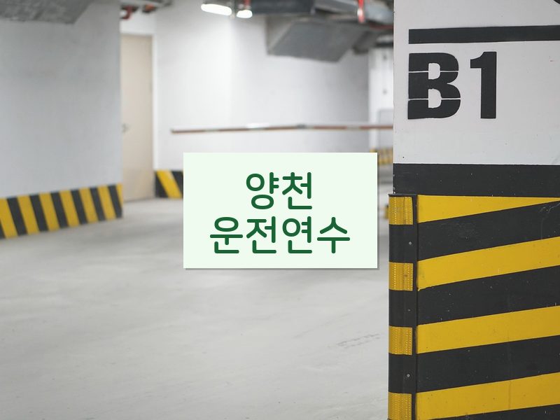 양천운전연수 후기