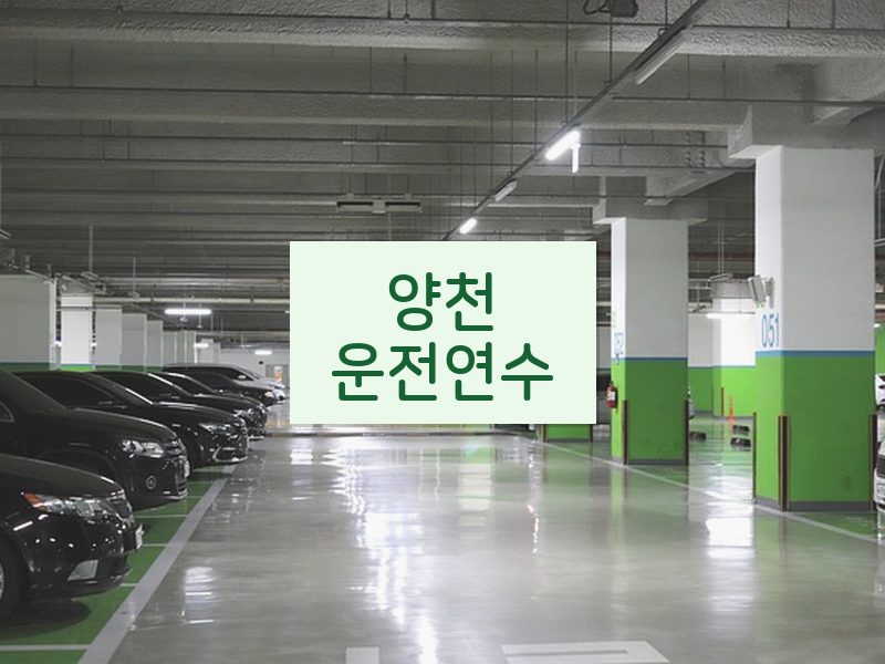 양천운전연수 후기