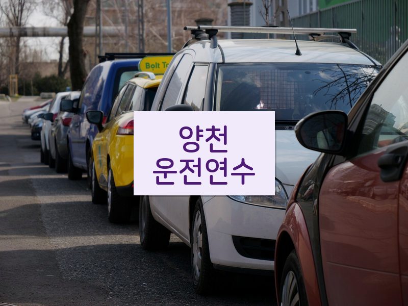 양천운전연수 후기