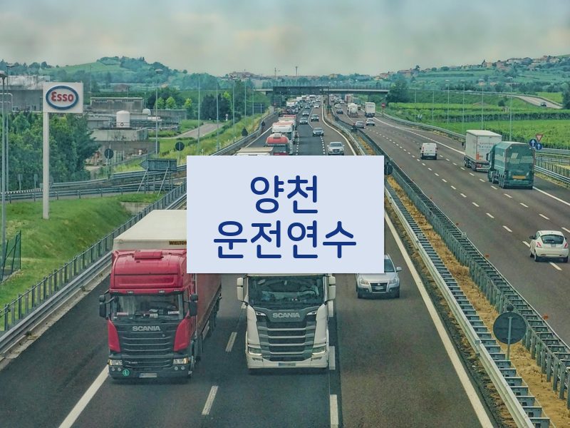양천운전연수 후기