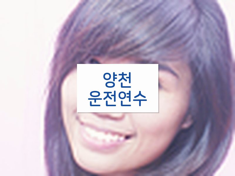 양천운전연수 후기