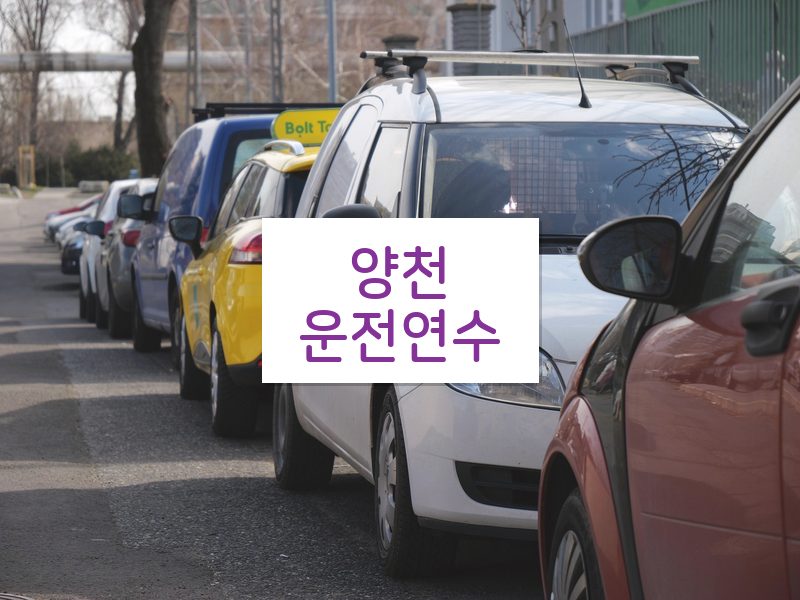 양천운전연수 후기