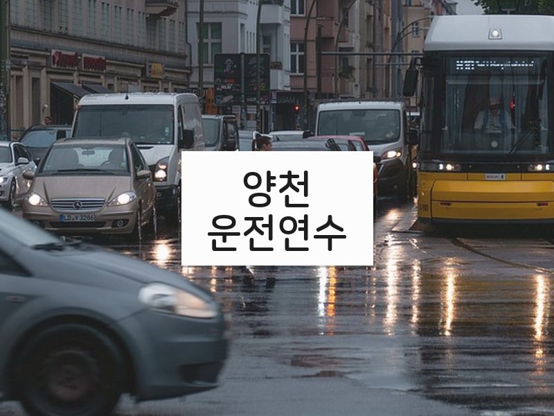 양천운전연수 후기