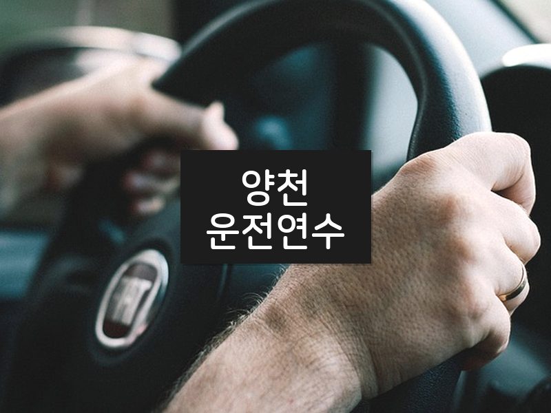 양천운전연수 후기