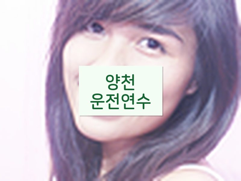 양천운전연수 후기