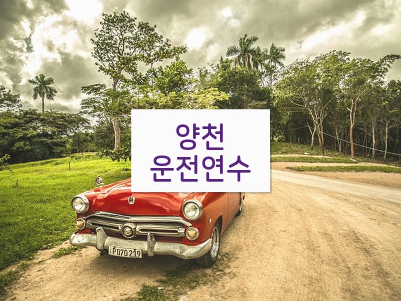 양천운전연수 후기