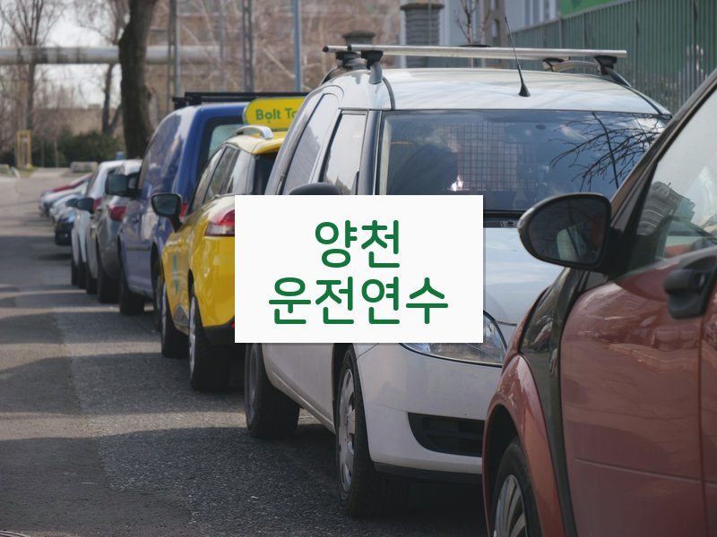 양천운전연수 후기