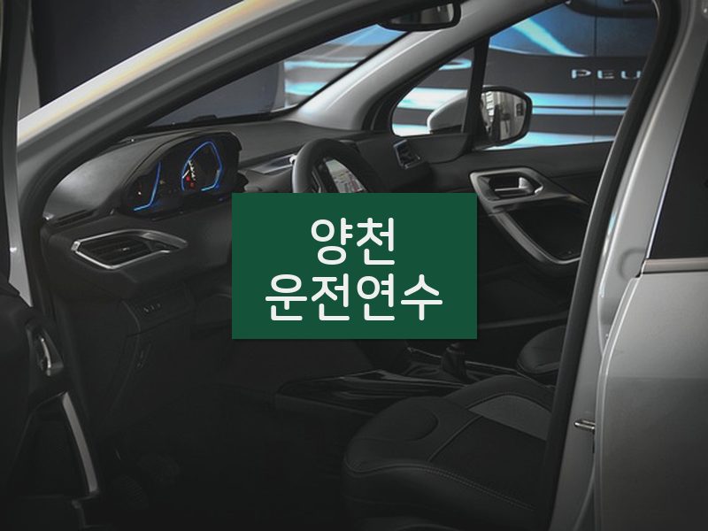 양천운전연수 후기