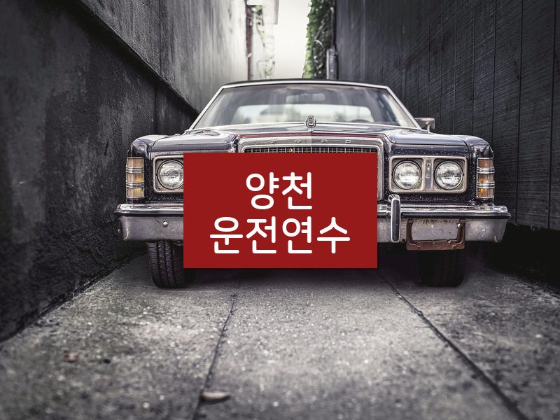 양천운전연수 후기