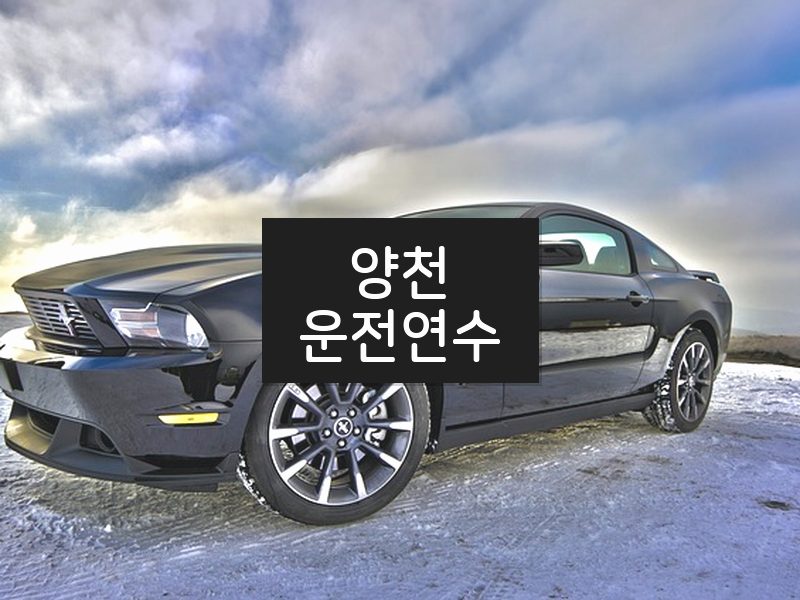 양천운전연수 후기