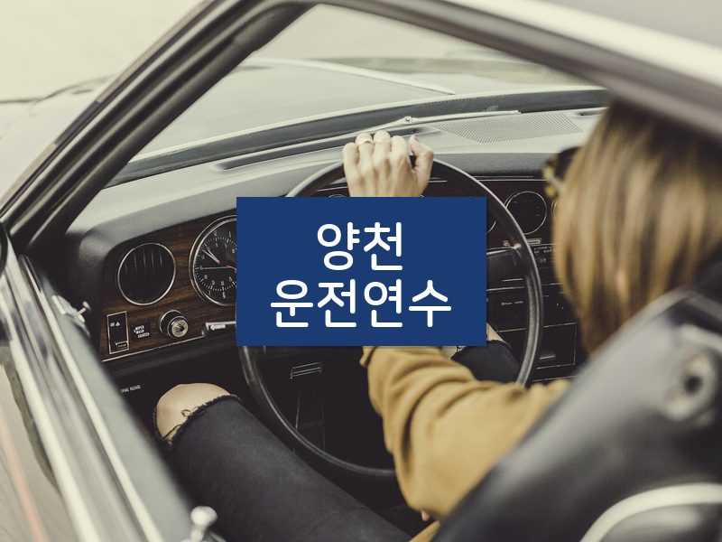 양천운전연수 후기