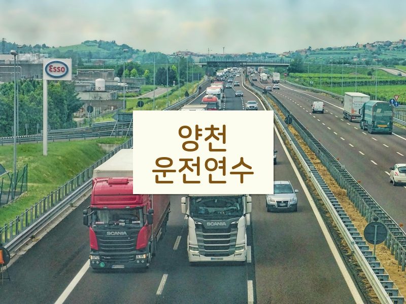 양천운전연수 후기