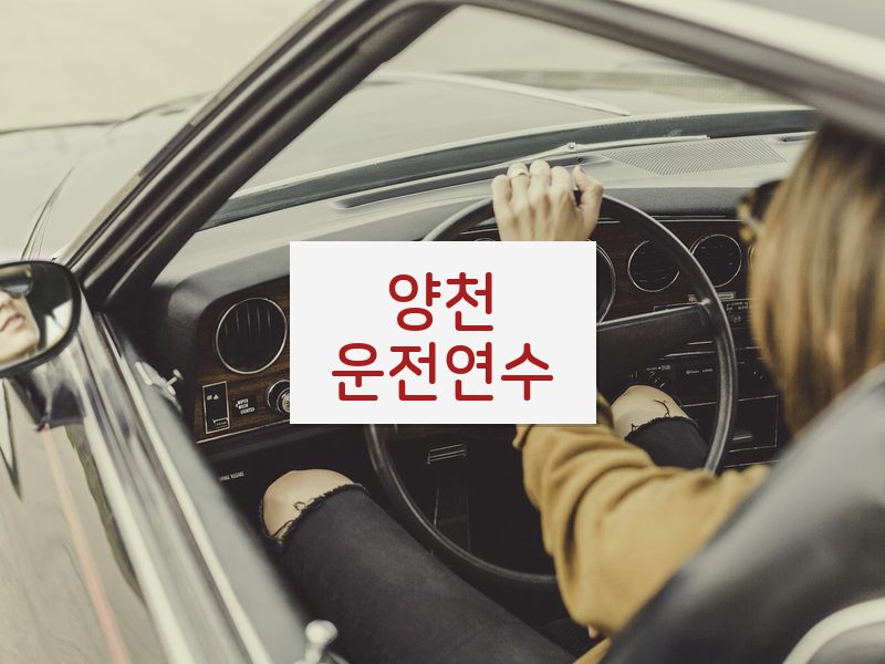 양천운전연수 후기