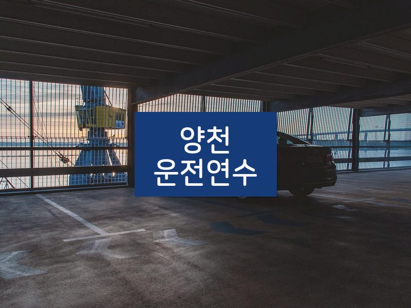 양천운전연수 후기