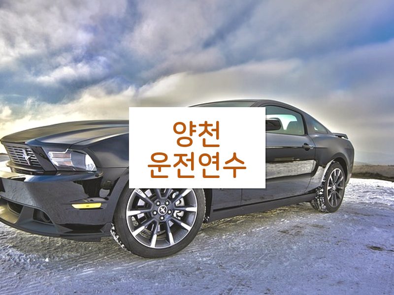 양천운전연수 후기