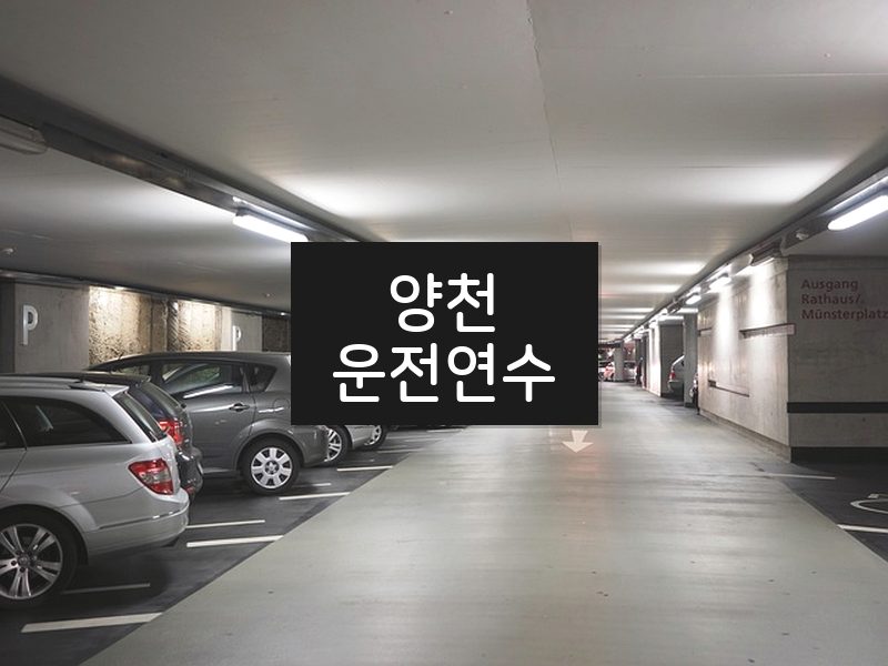 양천운전연수 후기