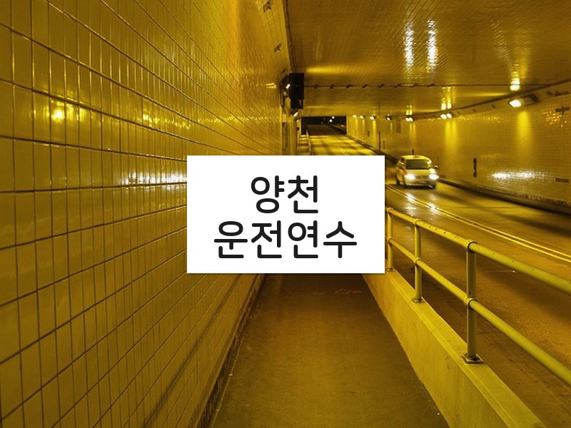 양천운전연수 후기