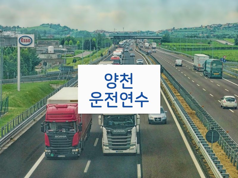 양천운전연수 후기