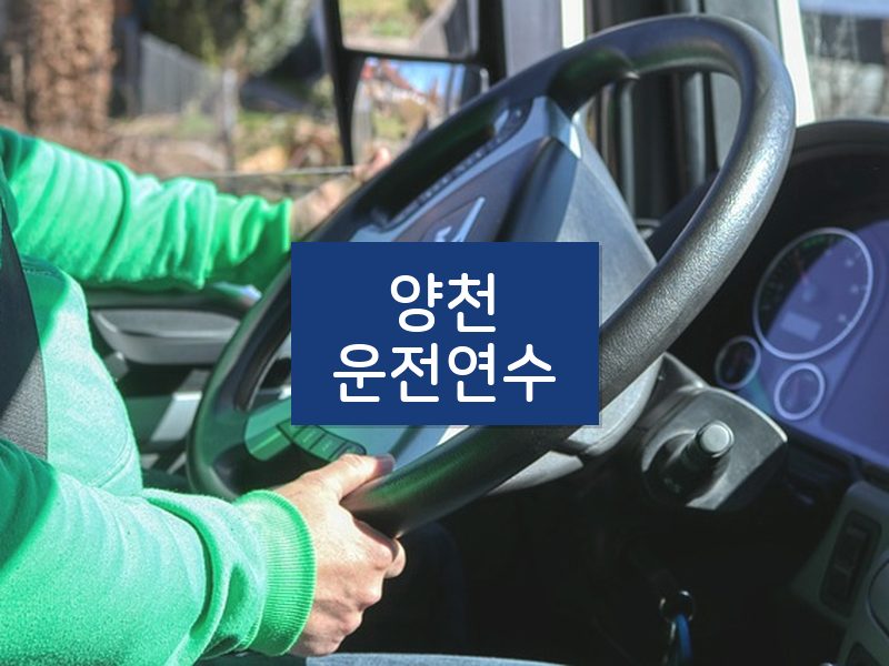 양천운전연수 후기