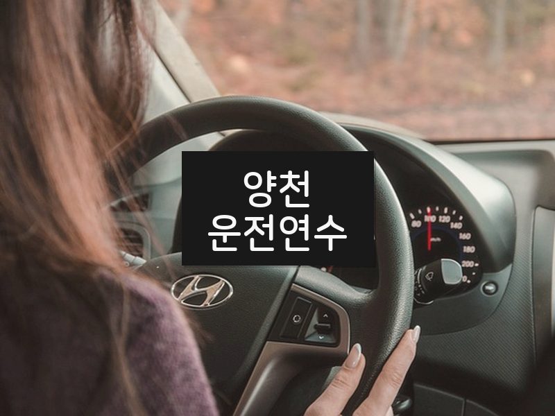 양천운전연수 후기