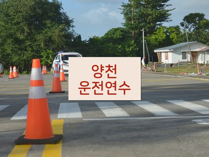 양천운전연수 후기