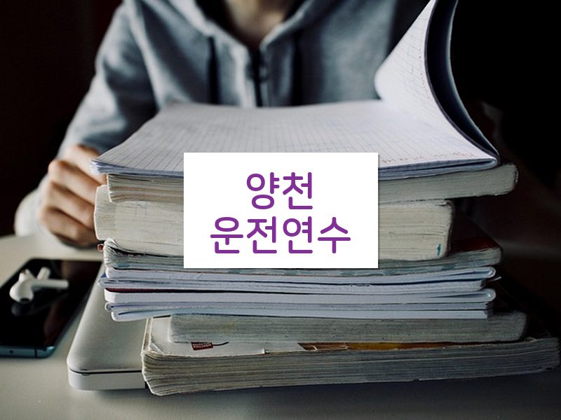 양천운전연수 후기