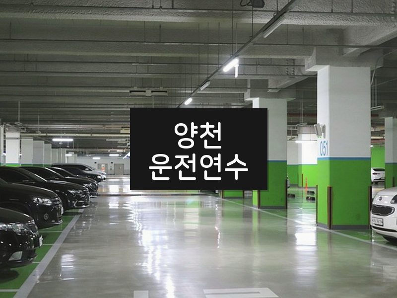 양천운전연수 후기