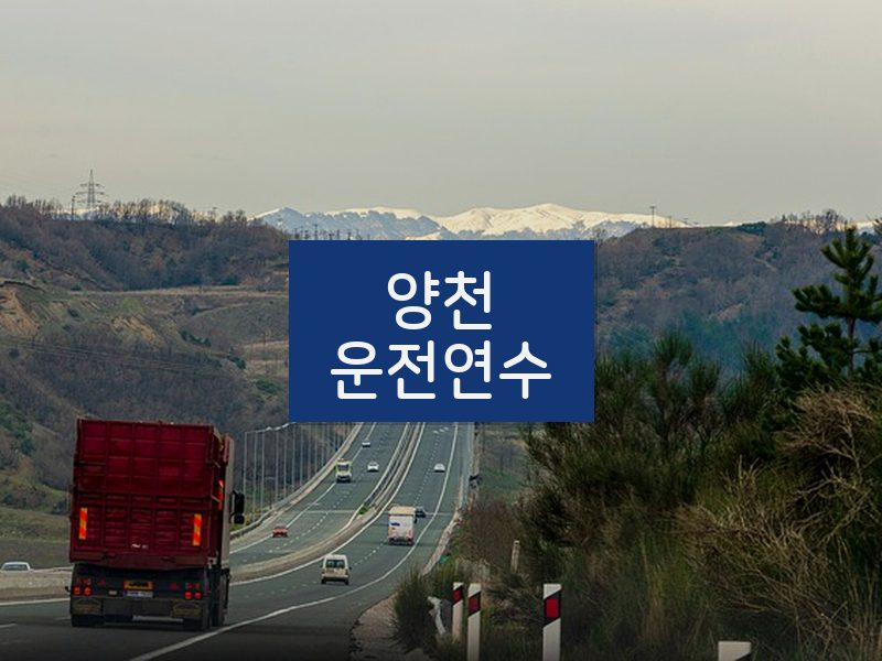양천운전연수 후기
